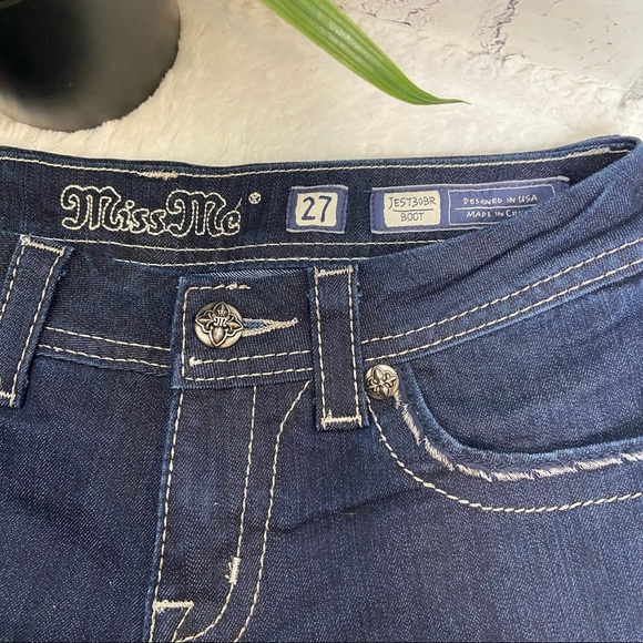 Miss Me Skinny cutoff Jean shorts 27 - Picture 4 of 13